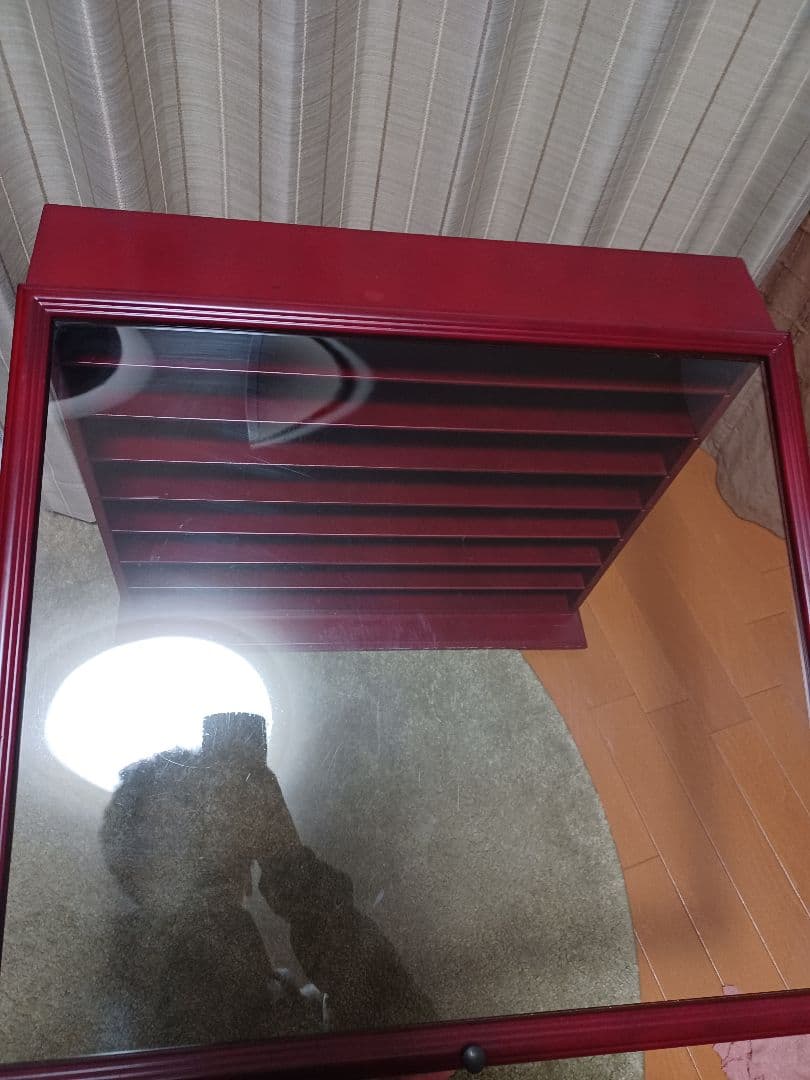 美品　コレクションケース　７段　ガラスケース