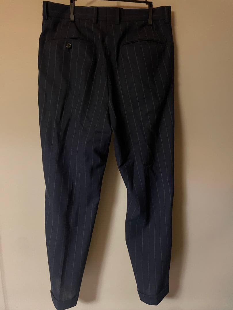 wacko mariaスラックス ネイビー