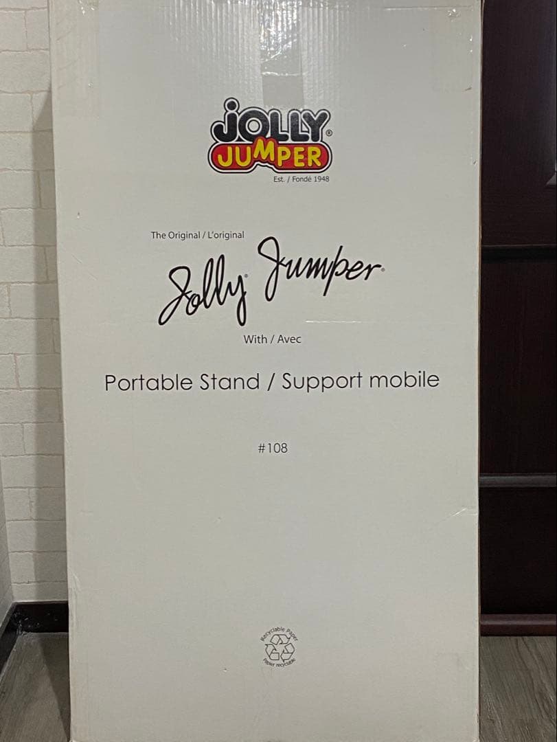 美品Jolly Jumper・ジョリージャンパー ポータブルスタンド ベビージム