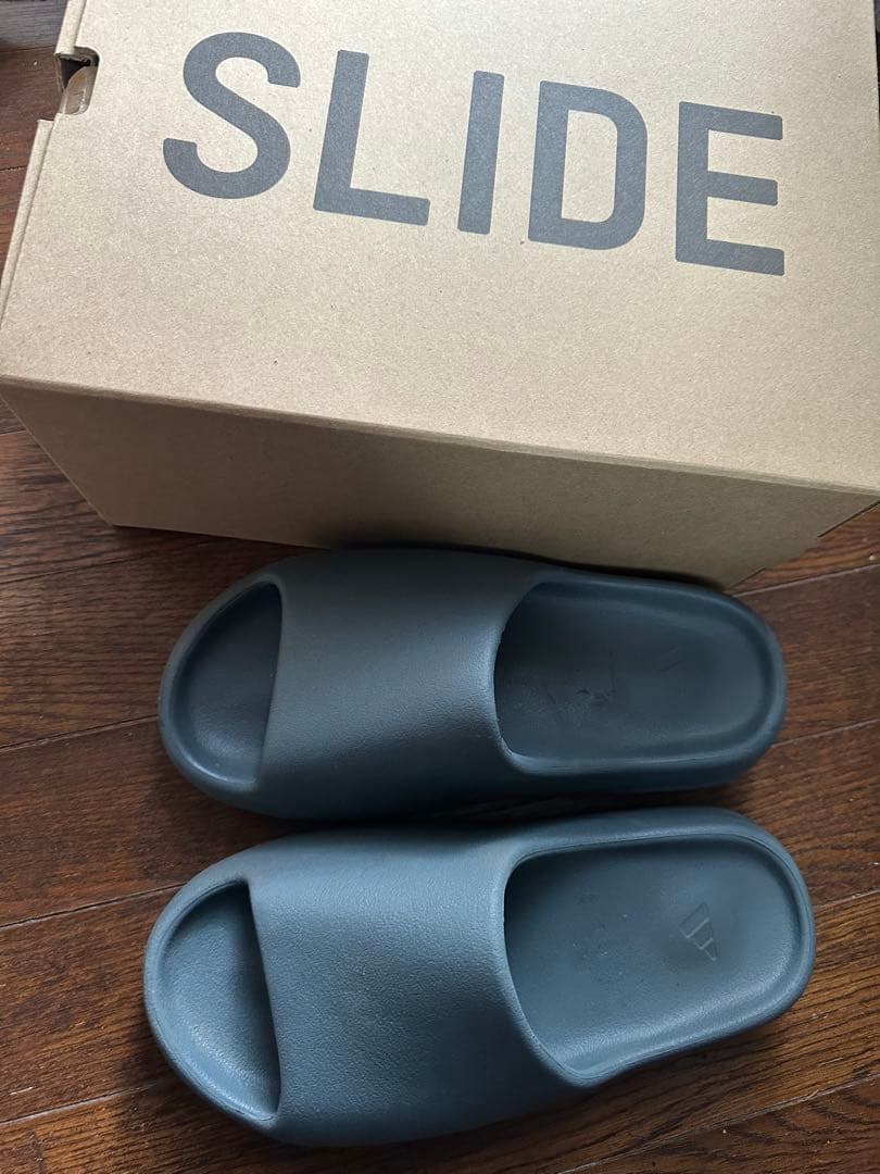 靴 adidas YEEZY Slide \"Slate Marine\"