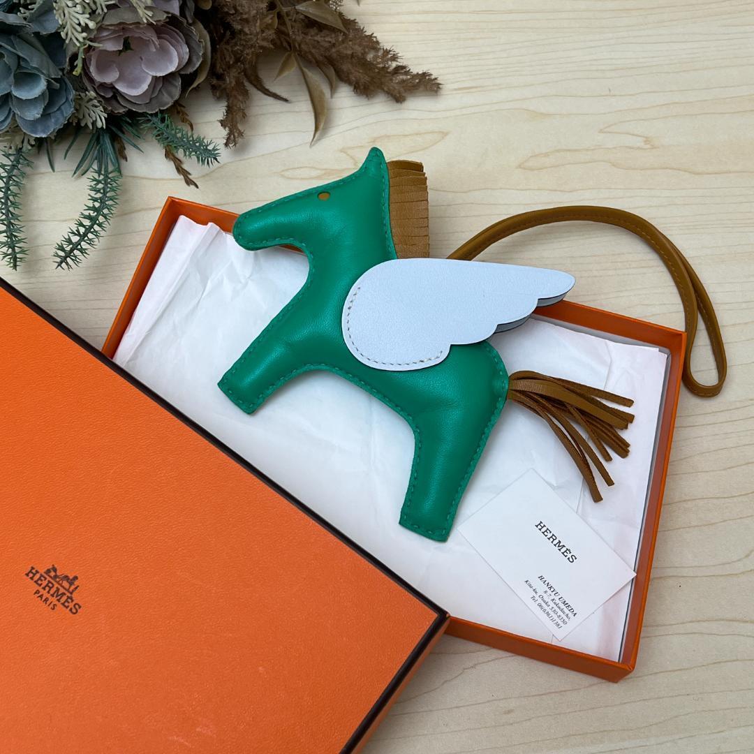 極美品✨ HERMES エルメス ロデオ ペガサス MM グリーン 箱付き