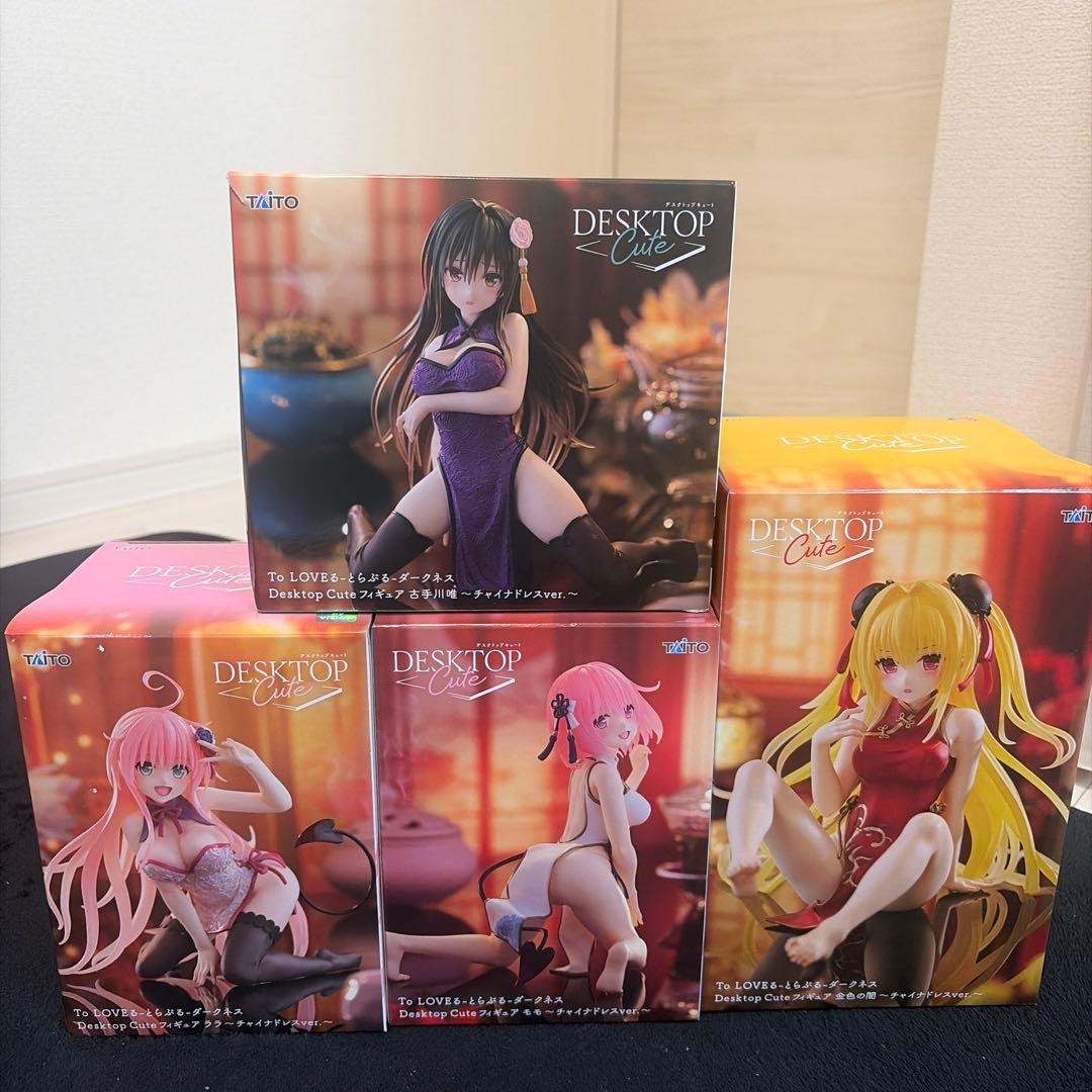 ToLOVEるダークネス　DESKTOP cuteフィギュア　4体セット