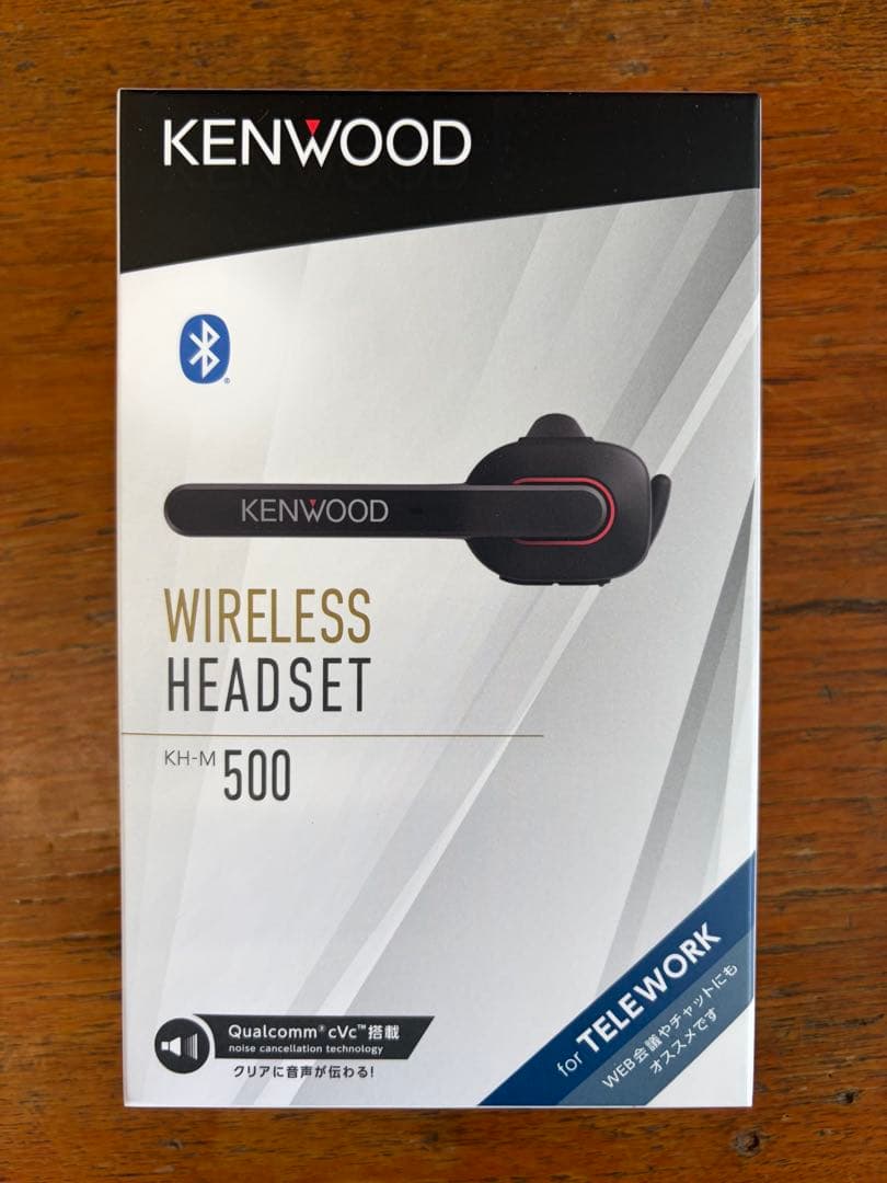 KENWOOD ワイヤレスヘッドセット KH-M500 ブラック