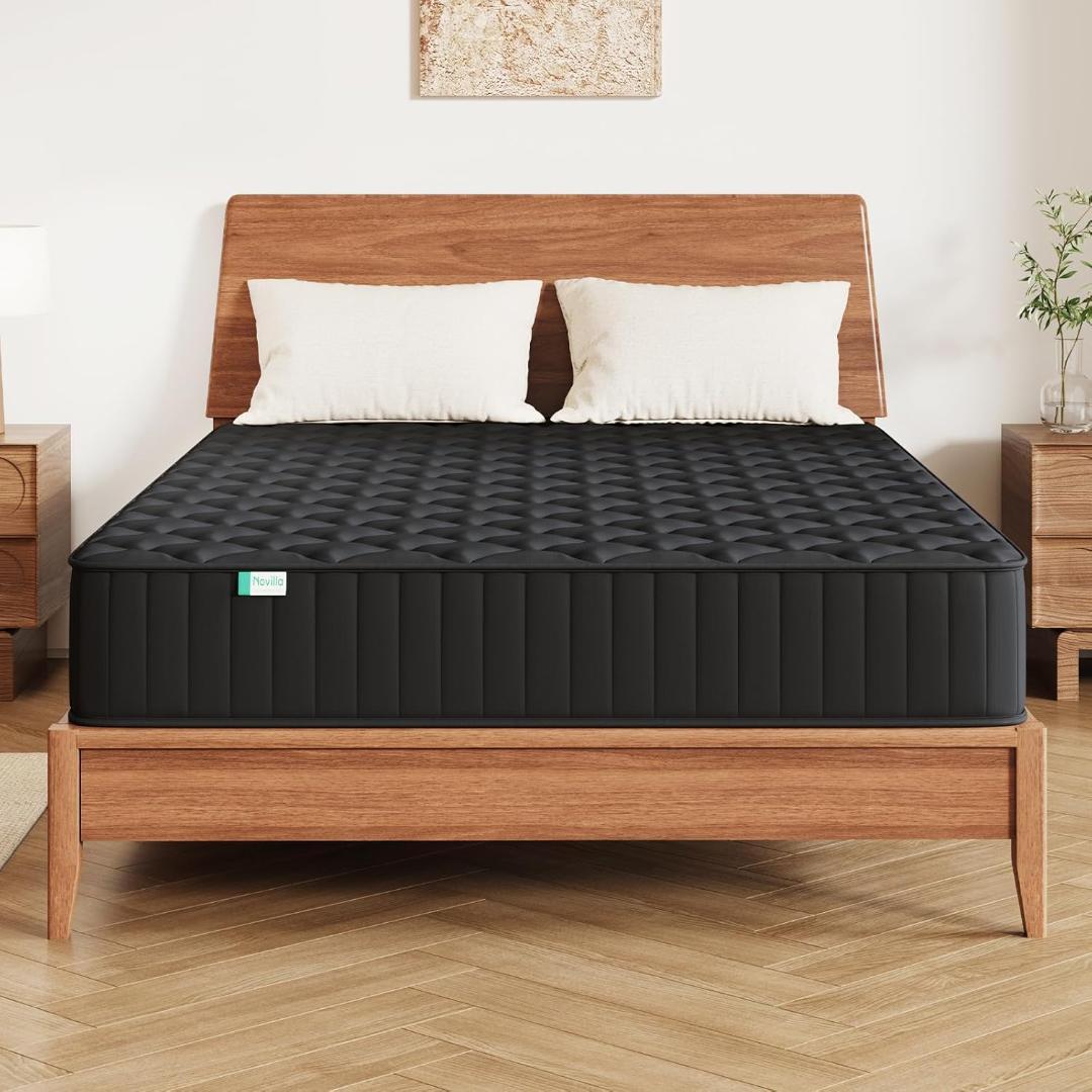 ★現品限り★ セミダブル マットレス 黒 120x195x20cm