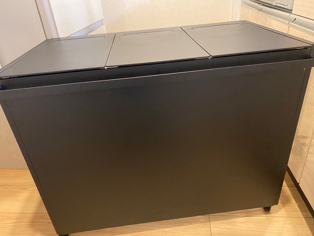 【送料込み】山崎実業 蓋付き目隠し分別ダストワゴン 45L towerごみ箱