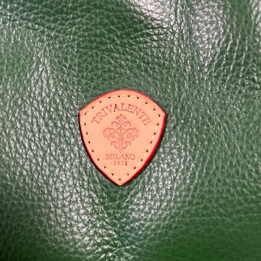 TRIVALENTE レザー ボストンバッグ