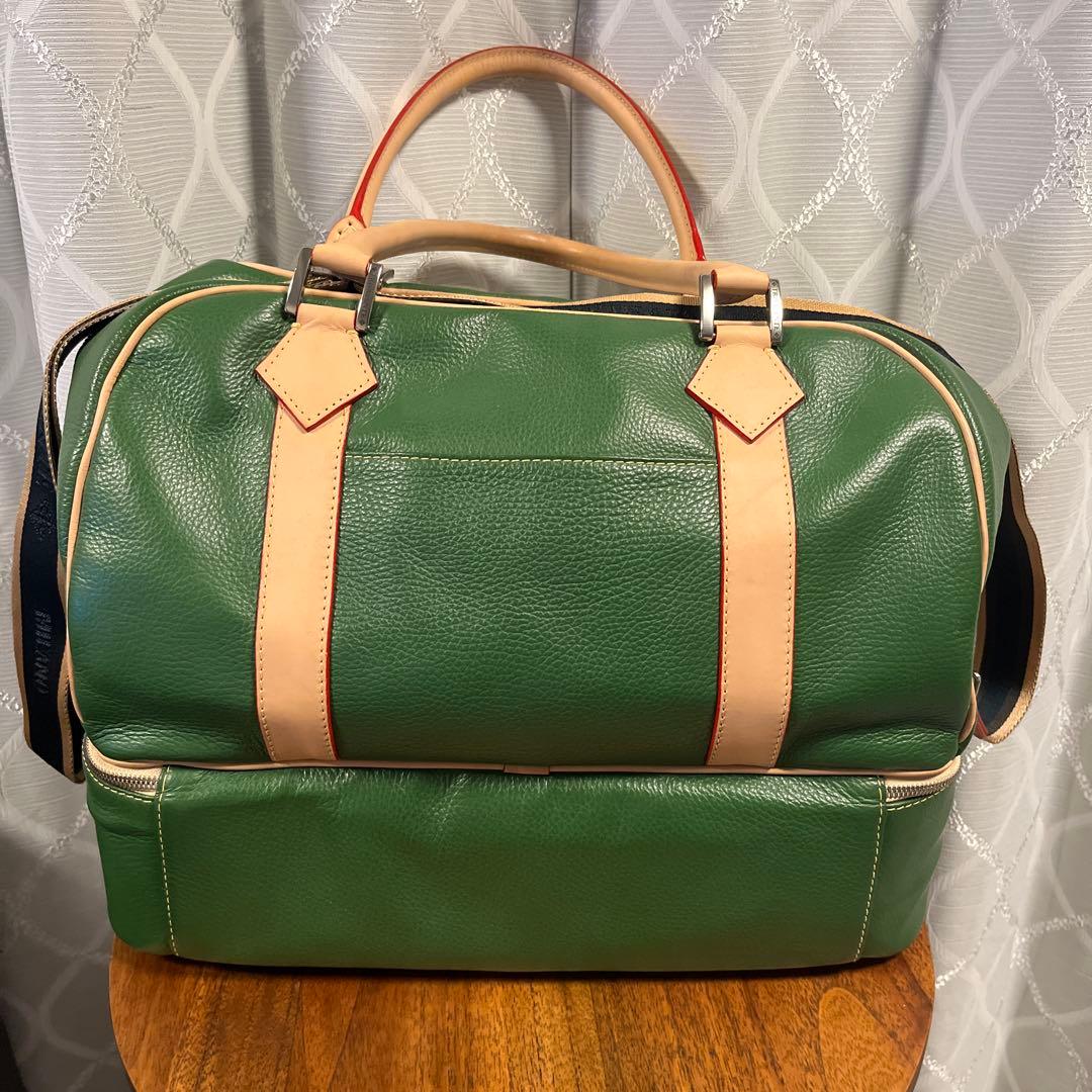 TRIVALENTE レザー ボストンバッグ