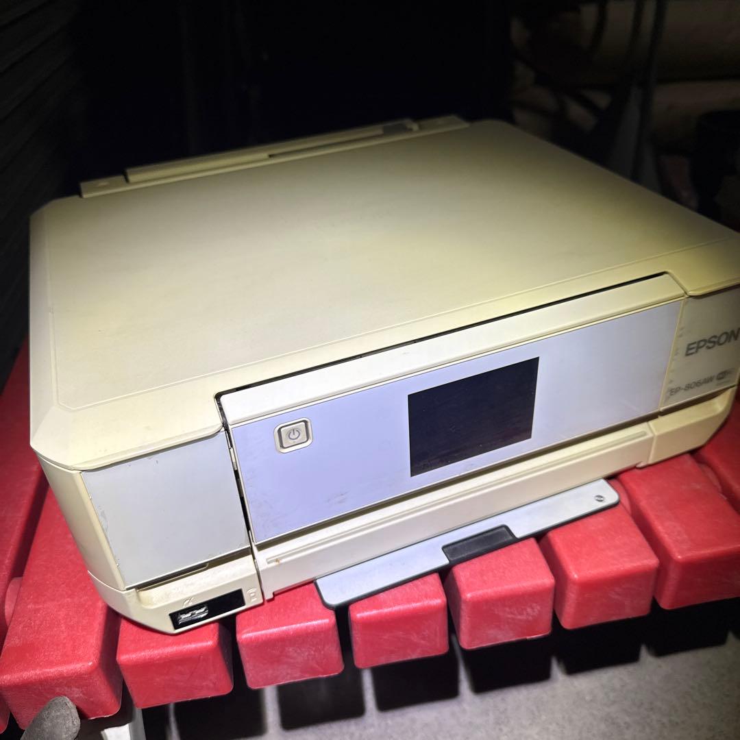 EPSON エプソン　EP-806AW ジャンク品　プリンター　ホワイト