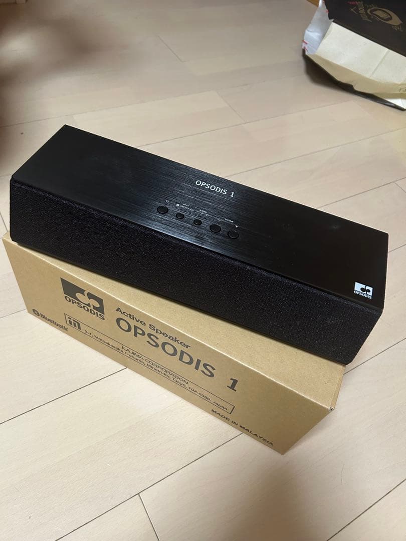 鹿島建設 OPSODIS1 立体音響スピーカー 新品同様 ブラック