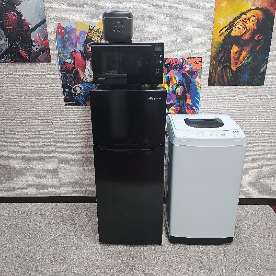 SET 37 洗濯機、冷蔵庫、電子レンジ、炊飯器 four-piece set