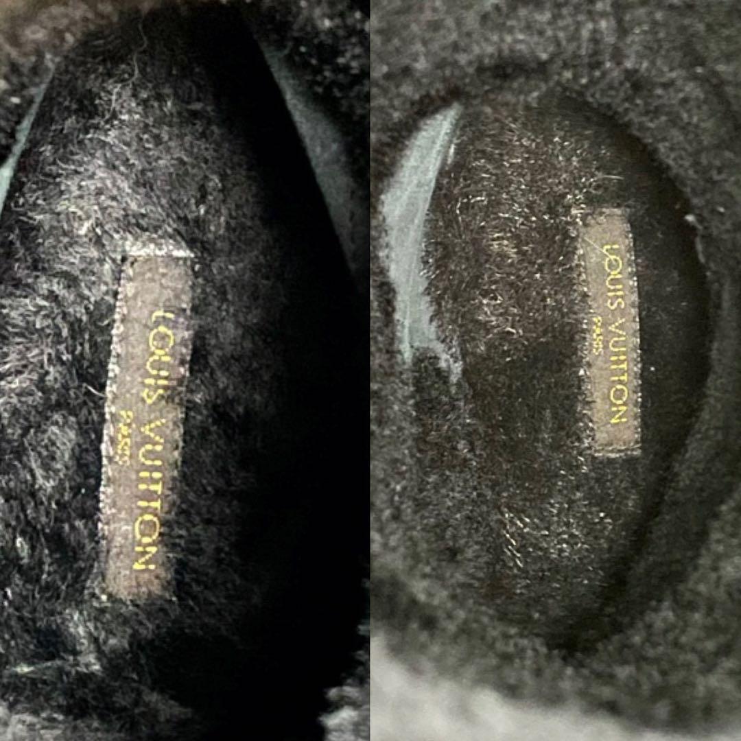 美品 ルイヴィトン モノグラム ムートン スエード 2Wayロングブーツ 35