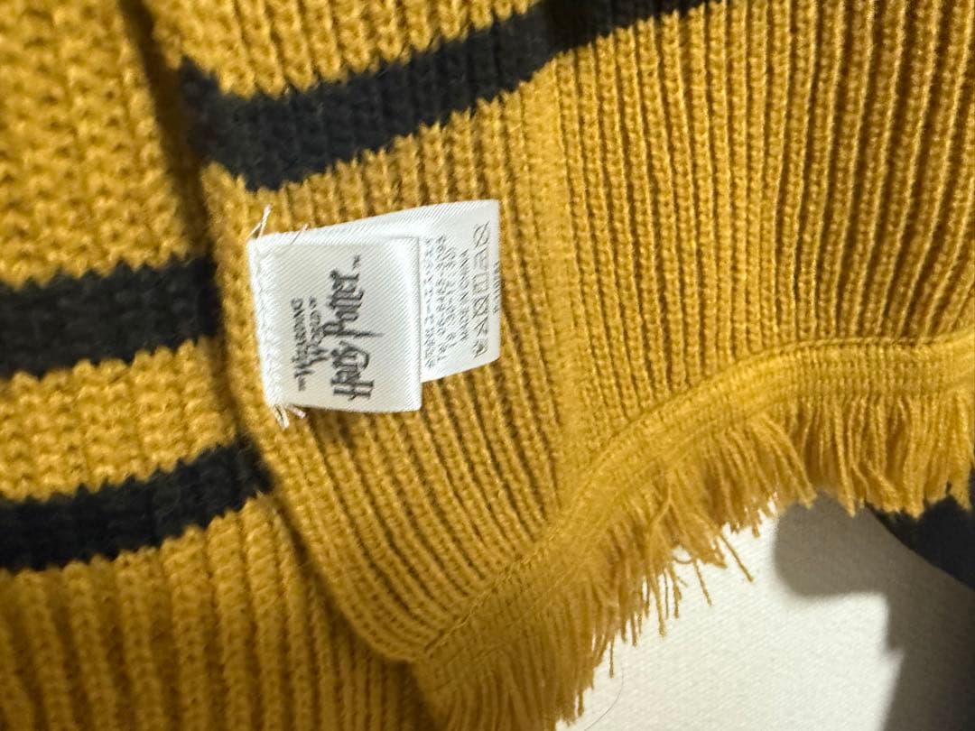 USJ公式 ハッフルパフ ローブ(Mサイズ)＋ネクタイ＋マフラー 3点セット