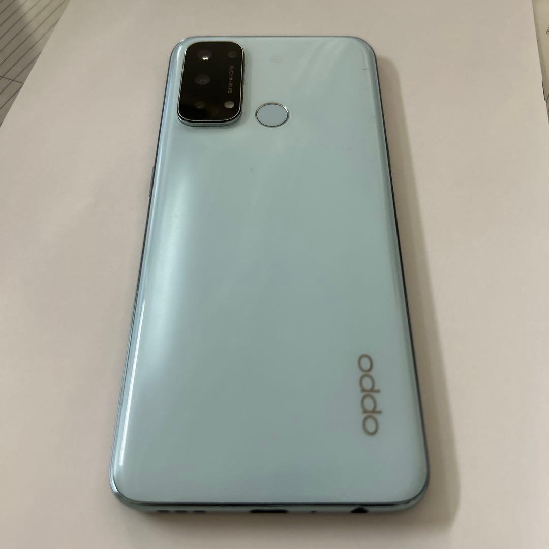 OPPO スマートフォン 本体 ライトブルー