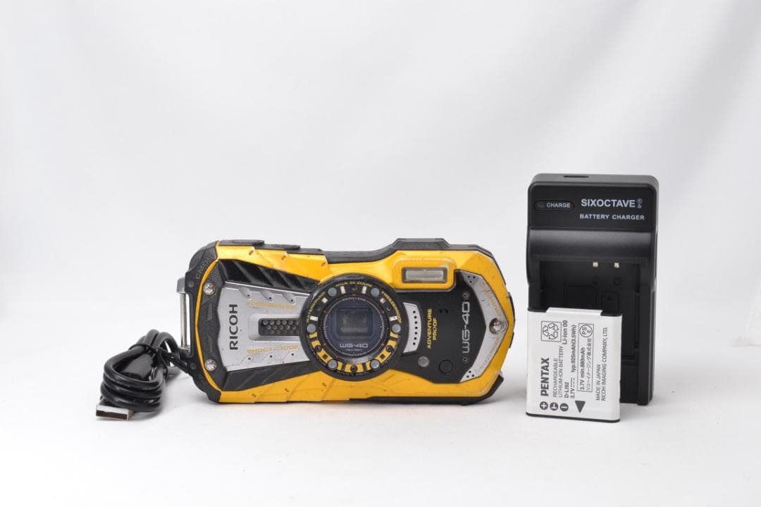 リコー　RICOH WG-40 防水・耐衝撃カメラ