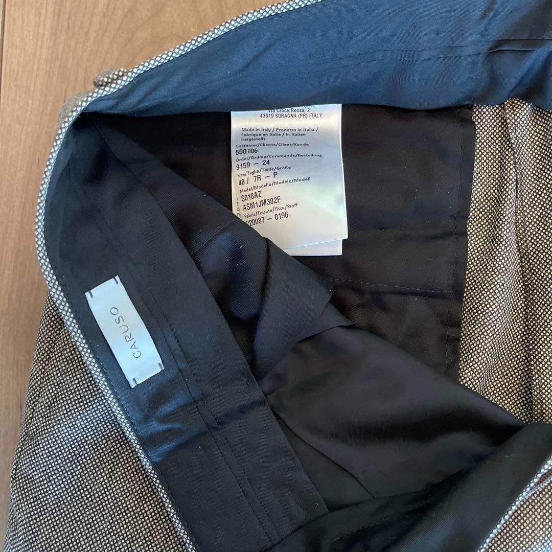 【新品未使用】CARUSO カルーゾ スーツ セットアップ 48 aida