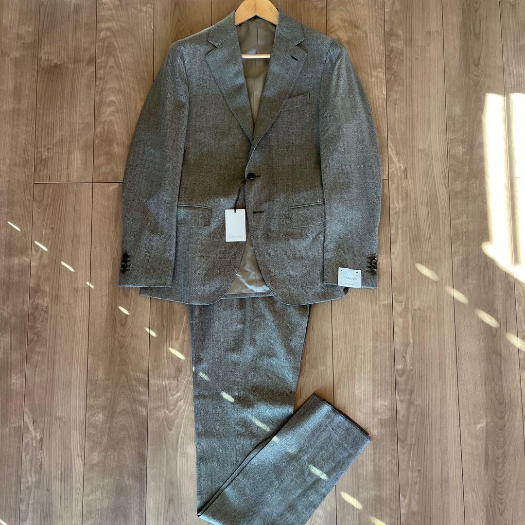 【新品未使用】CARUSO カルーゾ スーツ セットアップ 48 aida