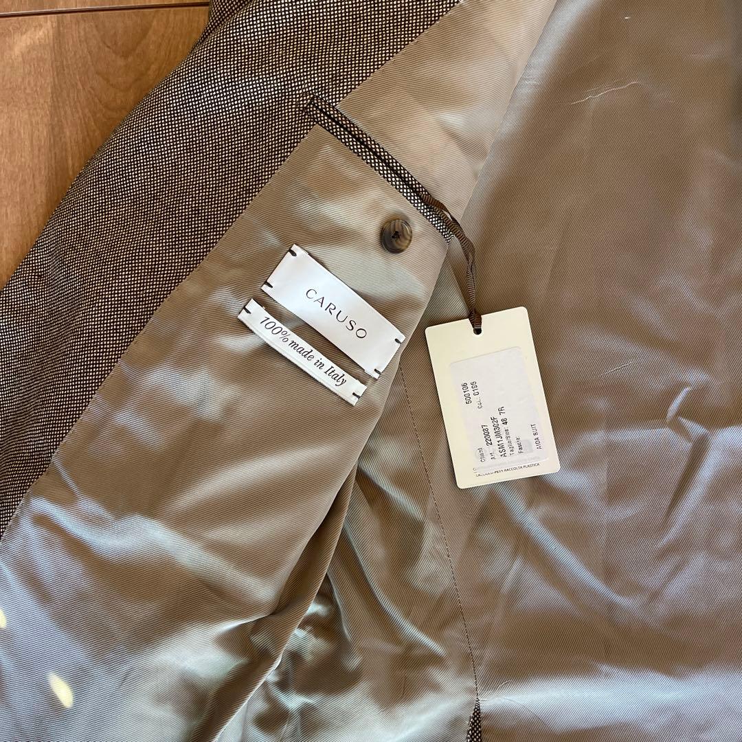 【新品未使用】CARUSO カルーゾ スーツ セットアップ 48 aida