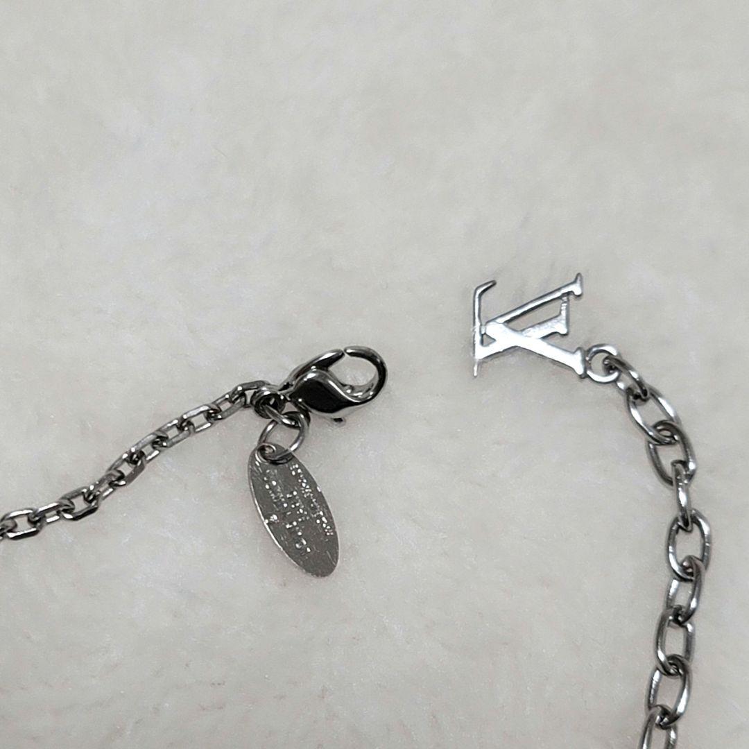 美品✨Louis Vuitton コリエギャンブル ネックレス シルバー 箱付き