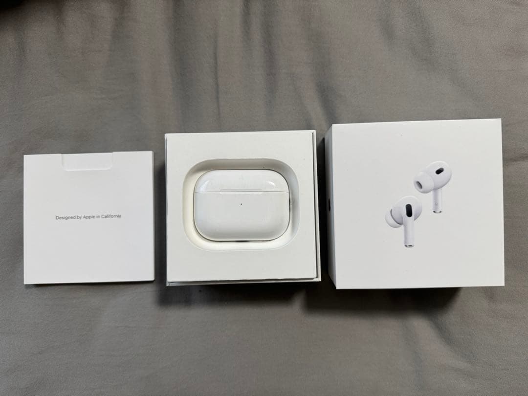 AirPods Pro2 ライトニング 本体 箱・充電ケース付き 付属品あり