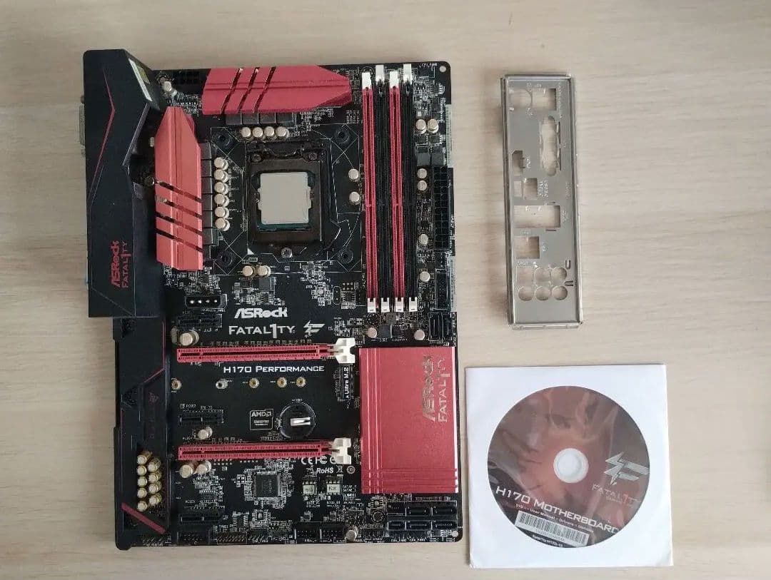 CPU： i7-6700K、MB：ASRock H170 PERFORMANCE