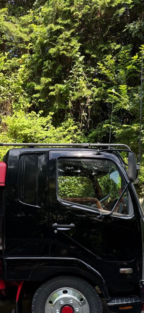 トラック用ステンレス製　パイプアンテナステー台座セット