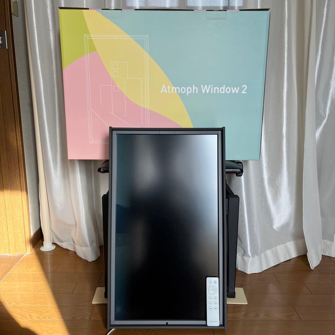Atomoph Window2　アトモフウィンドウ2　ブラック　リモコン付き