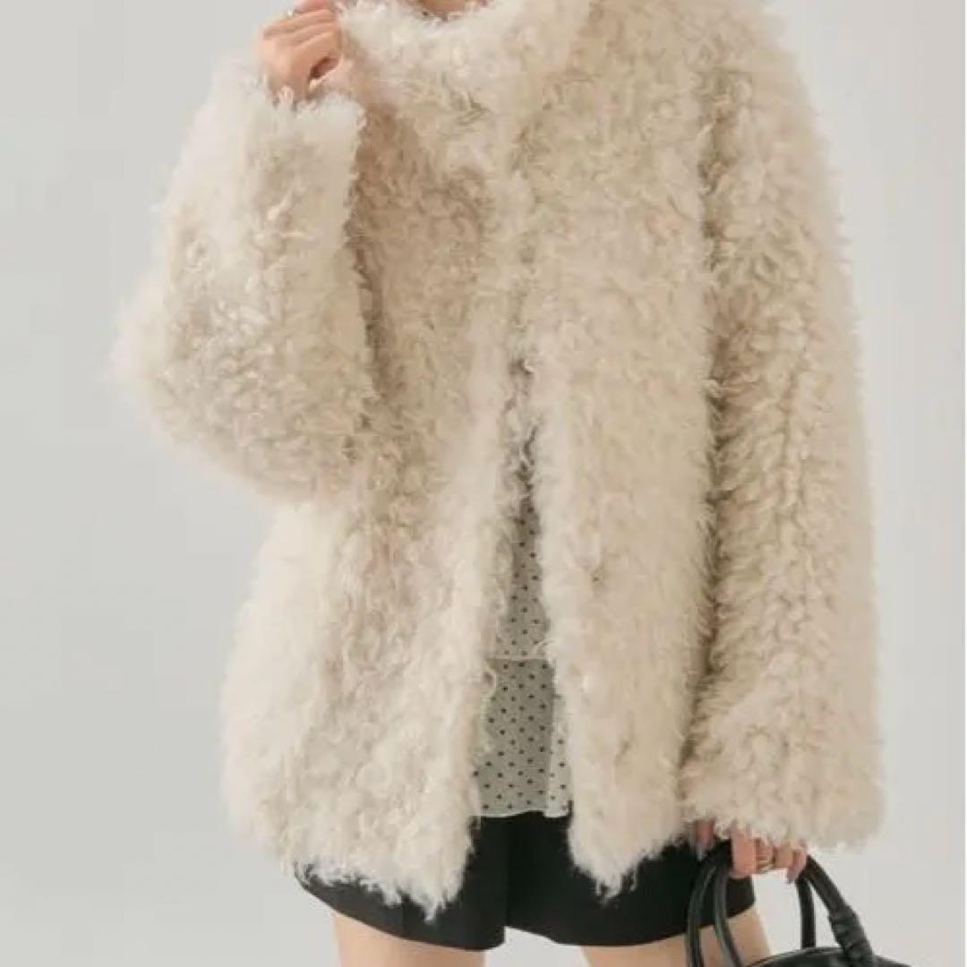 【値下げ】mystic フェイクファーコート