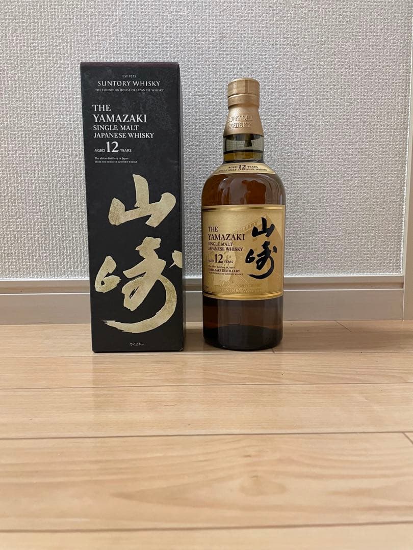 山崎 12年 シングルモルトウイスキー 100周年記念ラベル