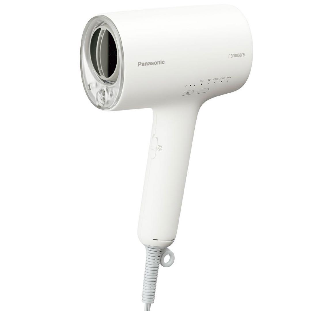 【訳あり】Panasonic ナノケア ヘアドライヤー　EH-NA0J ホワイト