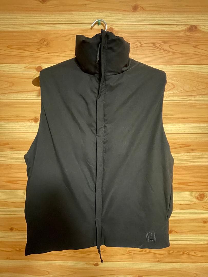 wax thm ブラック ダウンベスト