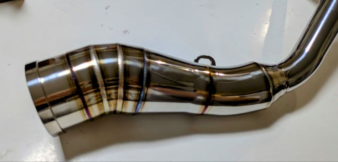 アドレスV125用輪切りステンレス マフラー