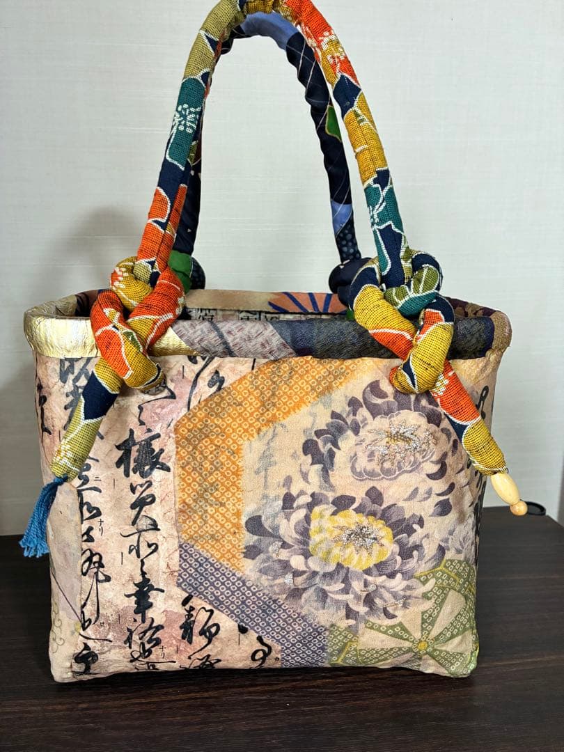 一閑張りかごバッグ（118）