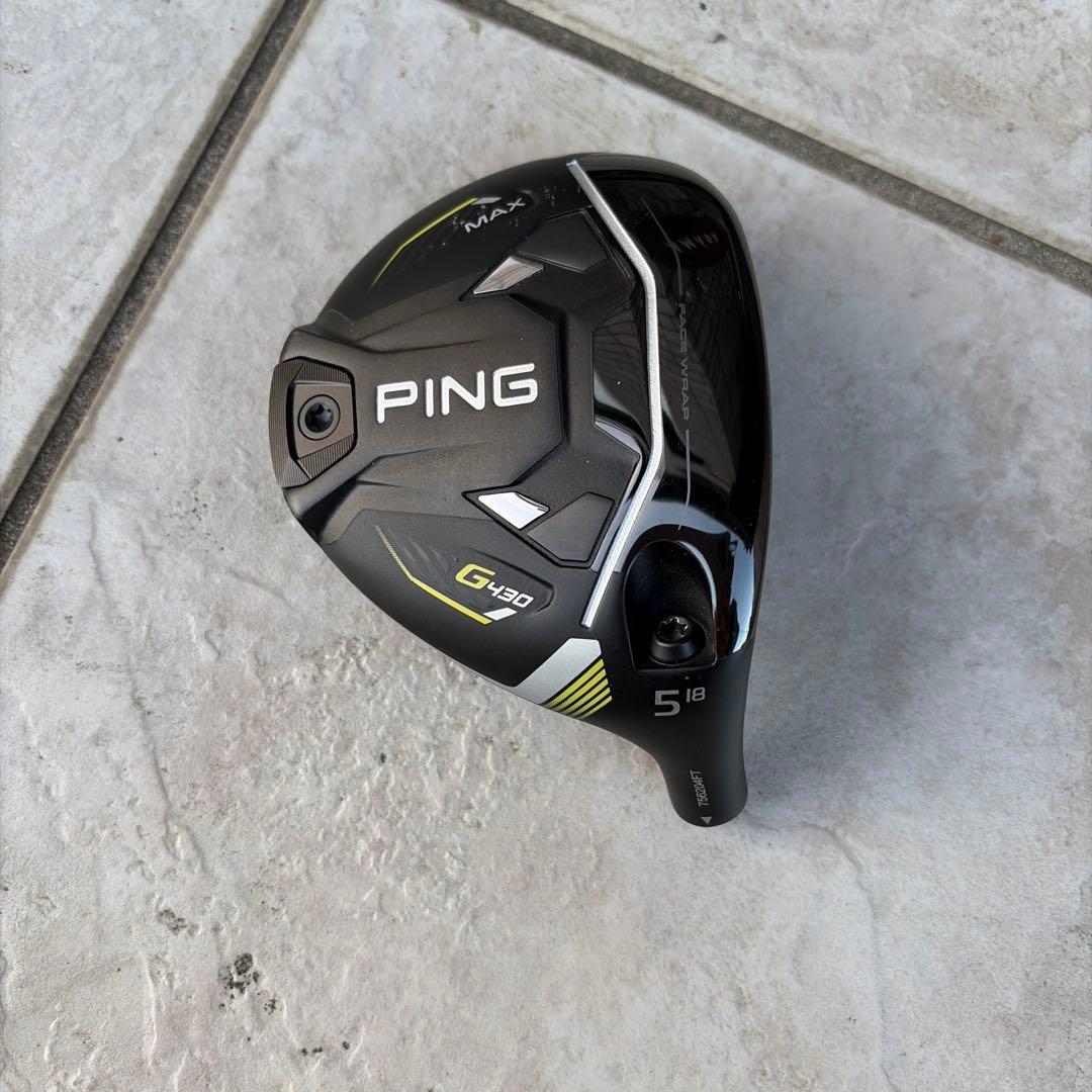 PING G430 5Wフェアウェイウッド　ヘッドカバー付き