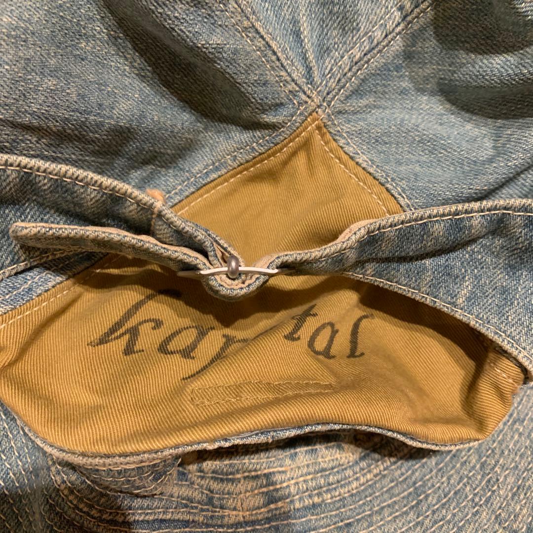 キャピタル　kapital デニムバケットハット　帽子　キャップ
