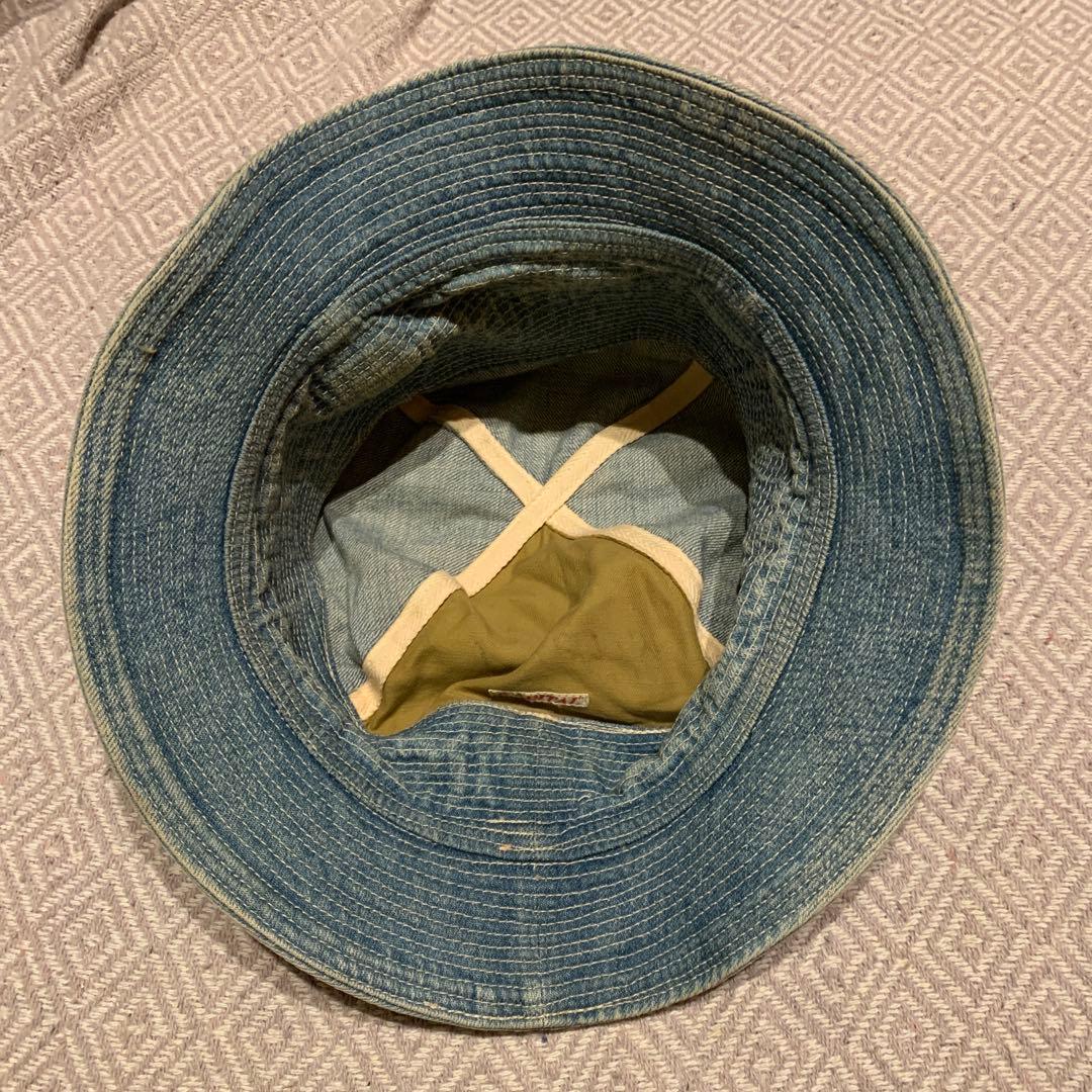 キャピタル　kapital デニムバケットハット　帽子　キャップ