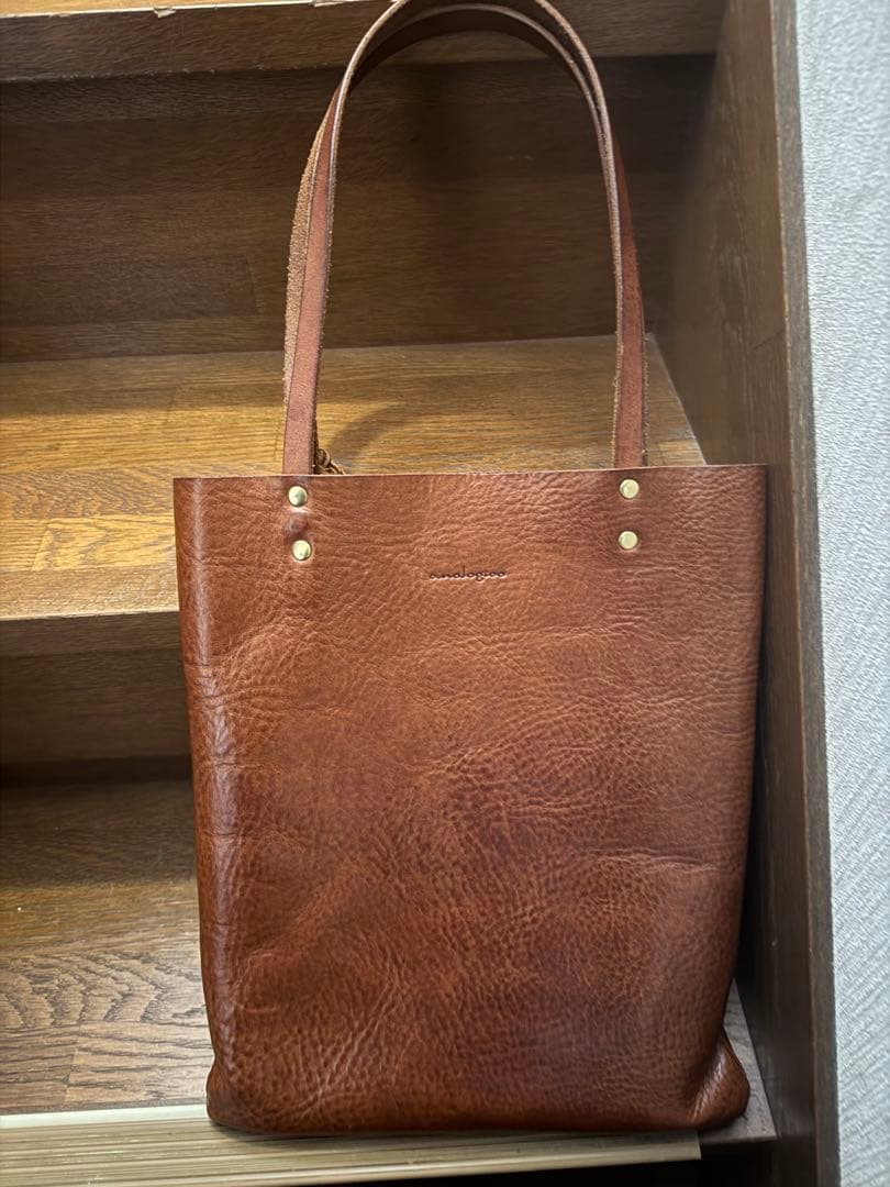 8日まで価格analogico アナロジコ シンプルトート ミッスーリレザー