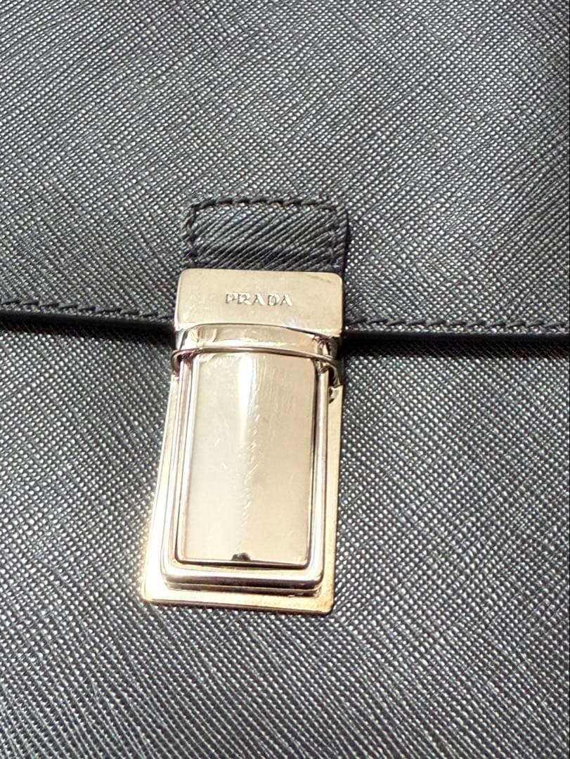 プラダ PRADA ショルダーバッグ レザー メンズ VA0973