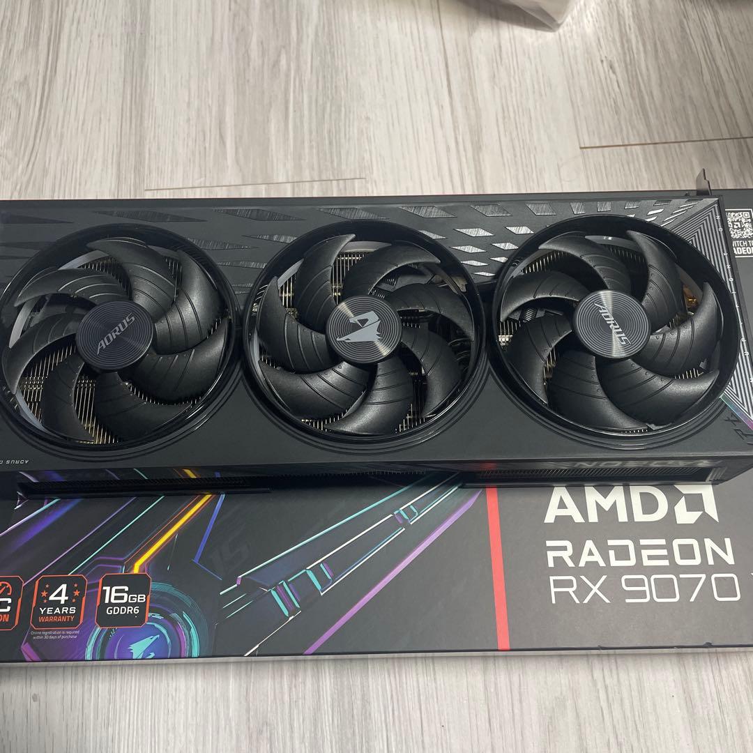 グラフィックボード・グラボ・ビデオカード AORUS ELITE Radeon RX 9070 XT 16GB
