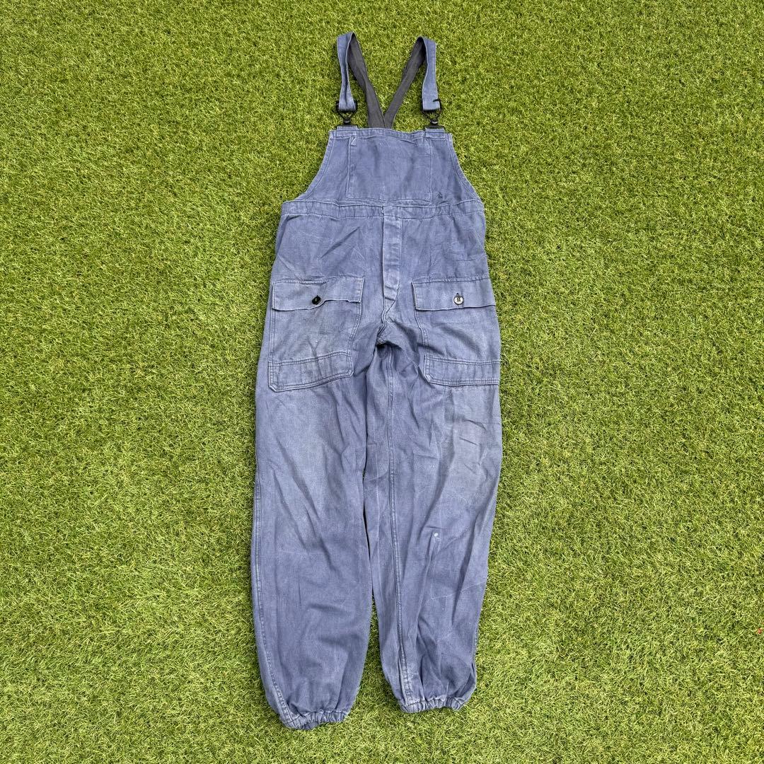 パンツ 1086 GDR VEB Vintage Work Bib Pants 48L