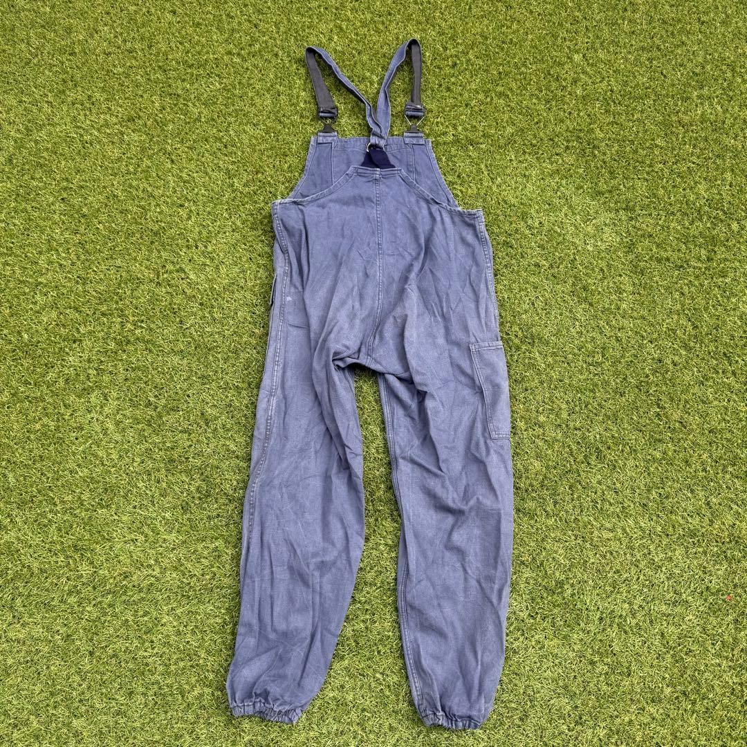 パンツ 1086 GDR VEB Vintage Work Bib Pants 48L