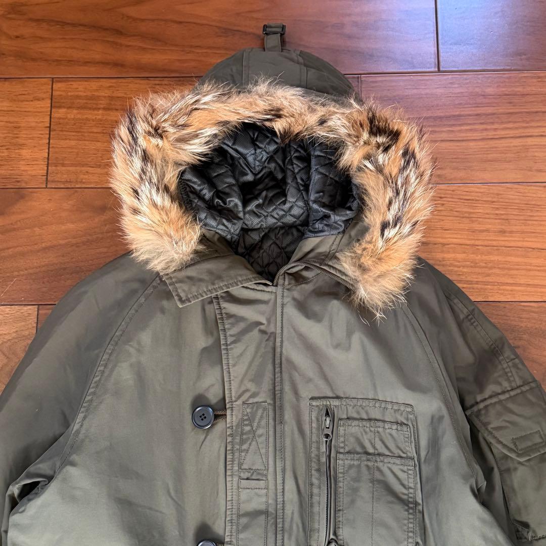 PPFM リアルファー取外可能 ミリタリージャケット モッズコート Y2K L