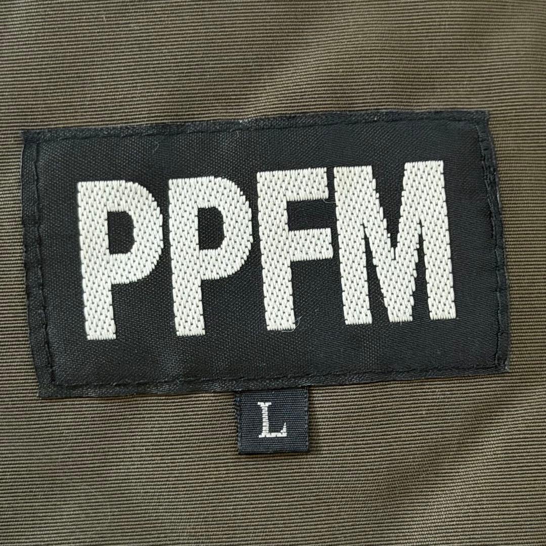 PPFM リアルファー取外可能 ミリタリージャケット モッズコート Y2K L