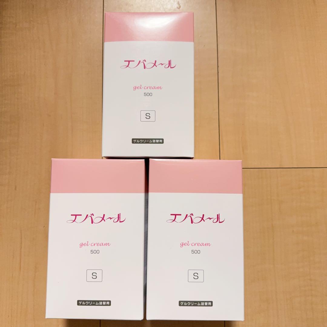 エバメールゲルクリーム Sタイプ 詰替 500g K（4箱）