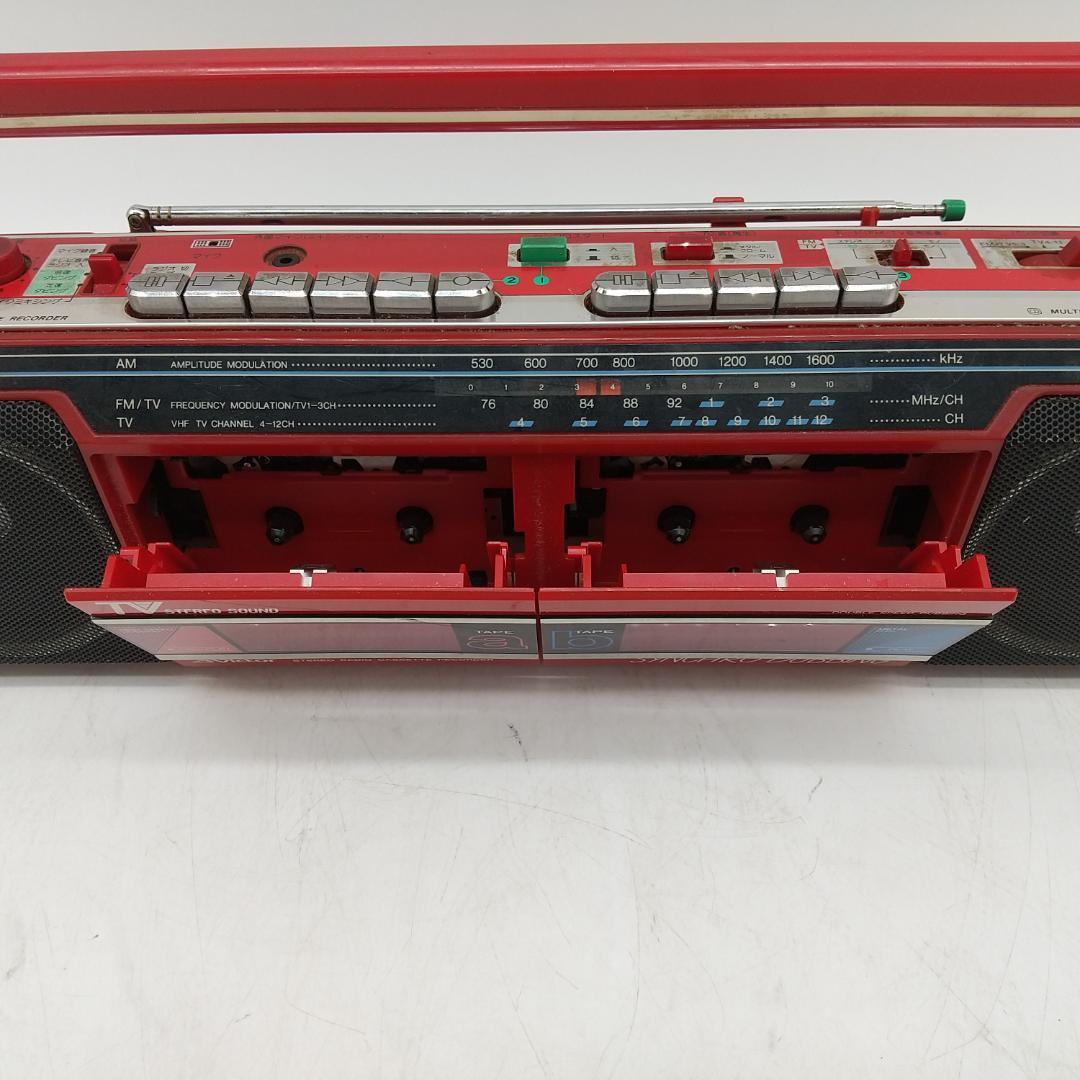 2693番 ビクター ダブルラジカセ レトロ