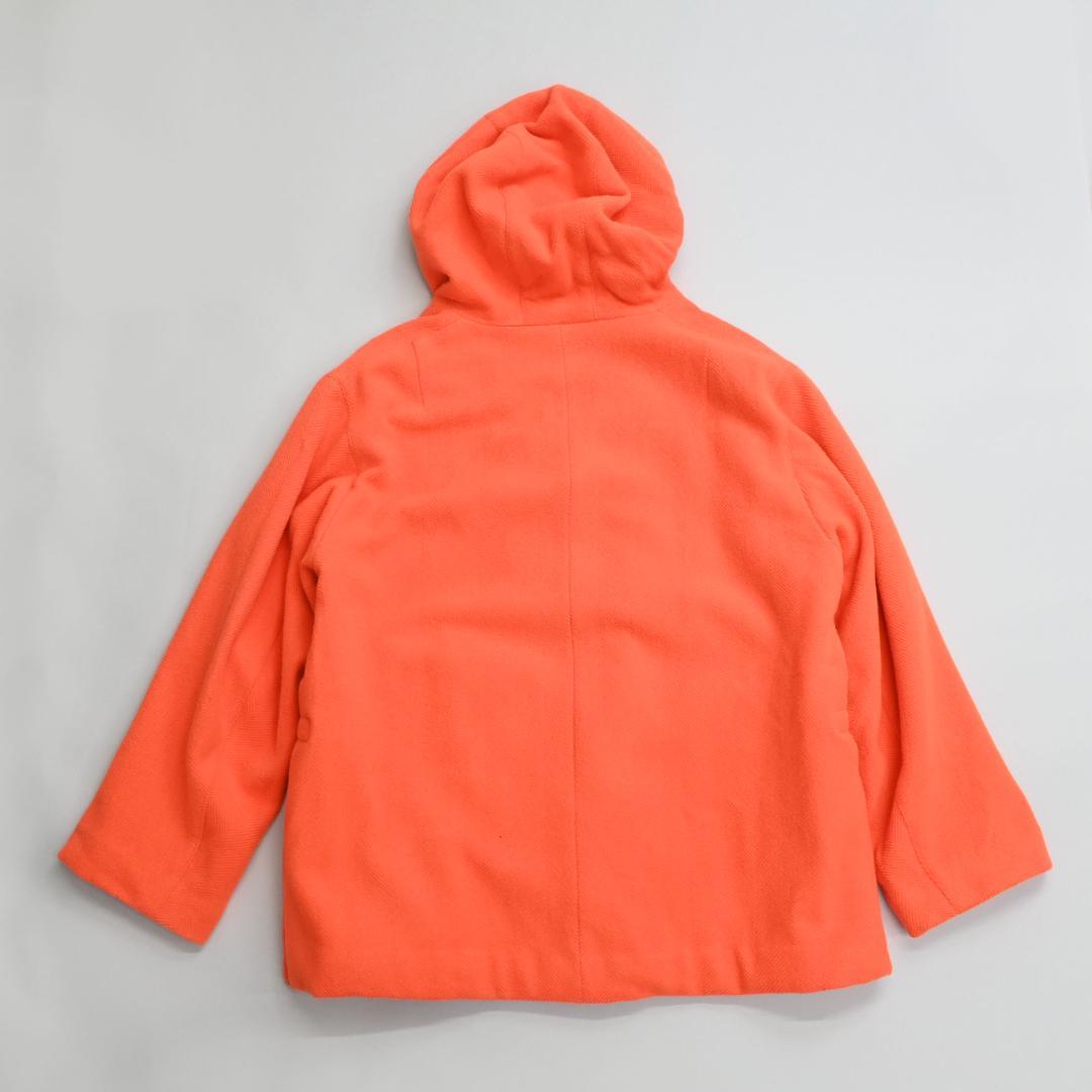 □ 44606★冬 ブラミンク プルオーバーパーカー ハーフジップ オレンジ \"