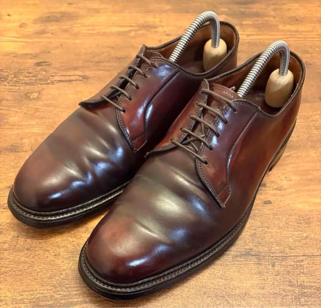 【最終値下げ】 Alden 990 コードバン プレーントゥ ブラウン 9D
