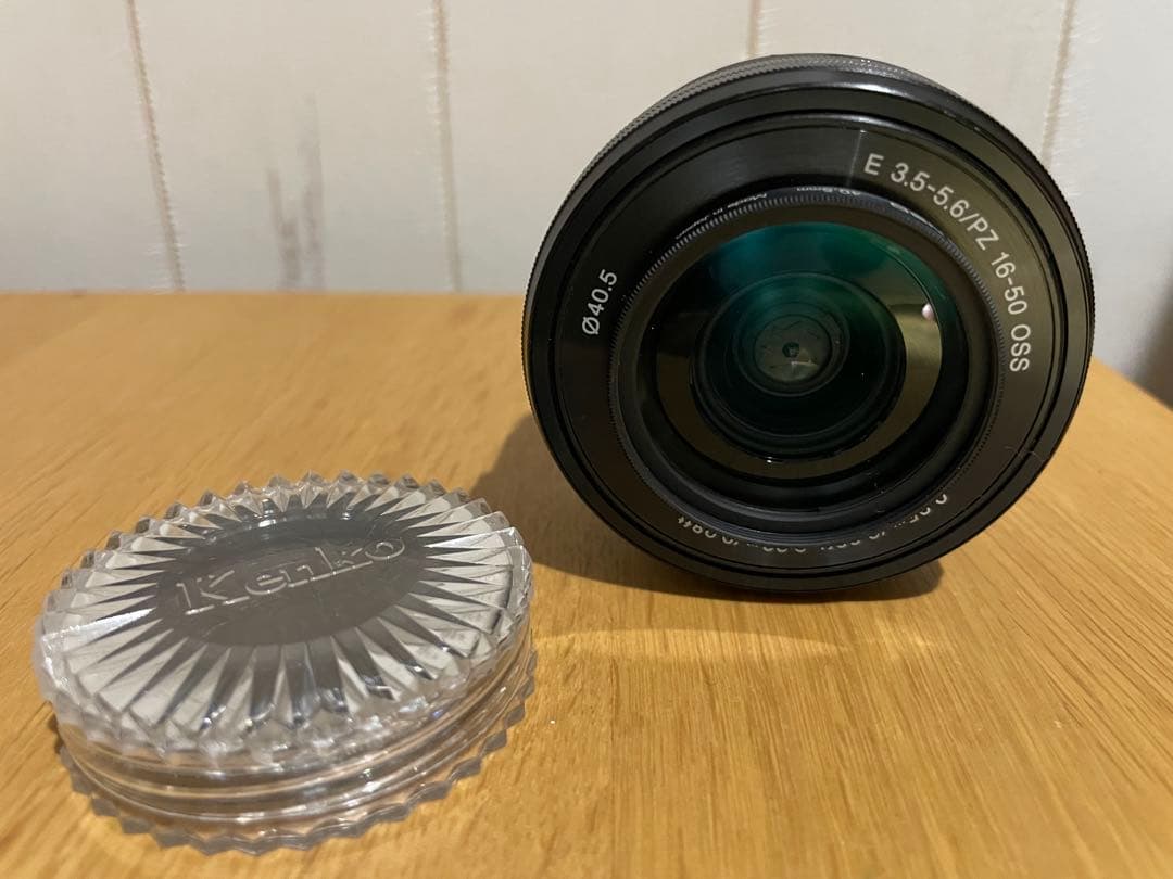 SONY E PZ 16-50mm F3.5-5.6 OSS PLフィルター付き
