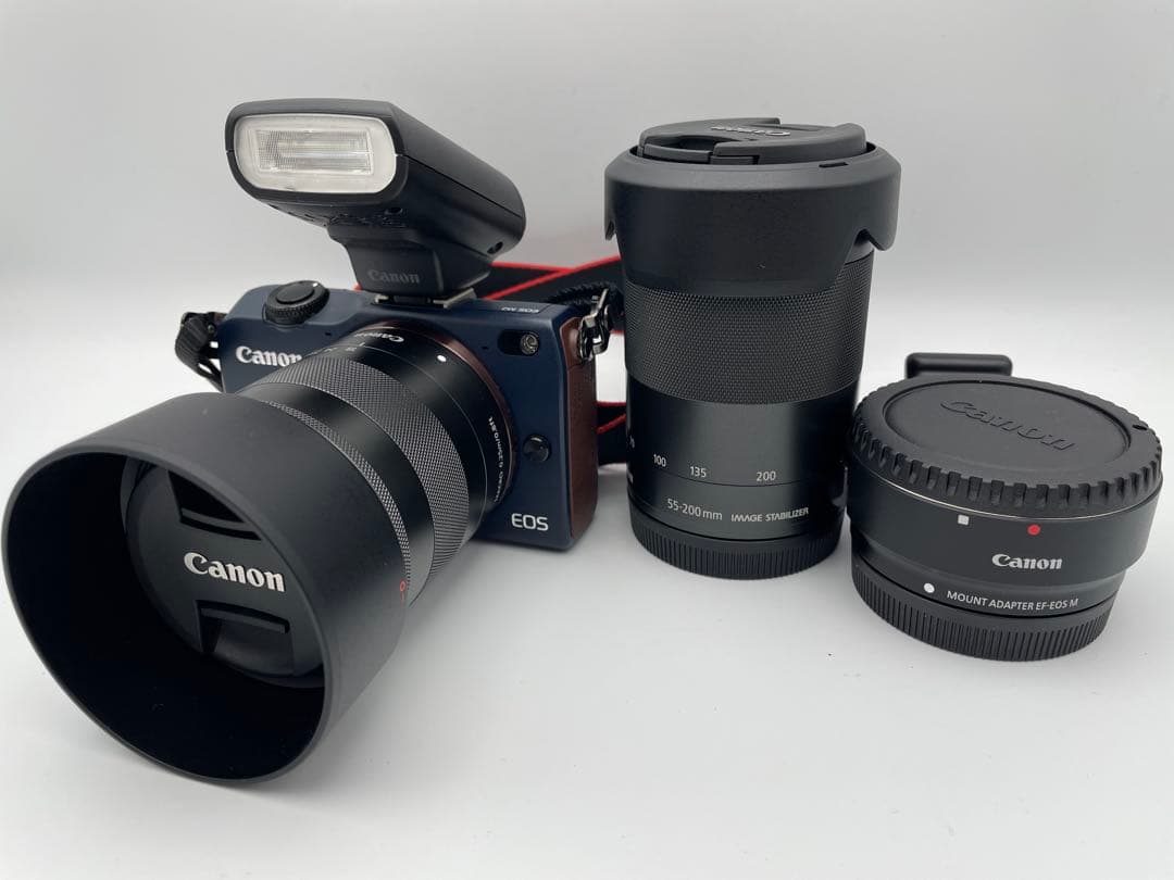 puri 【極美品】Canon EOS M2 ミラーレスカメラ 望遠レンズ