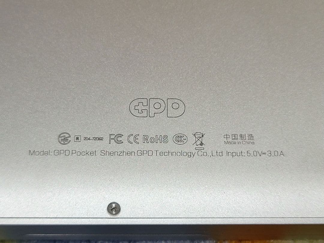 GPDPocket 初代　ジャンク GPDポケット 8GB メモリ128SSD