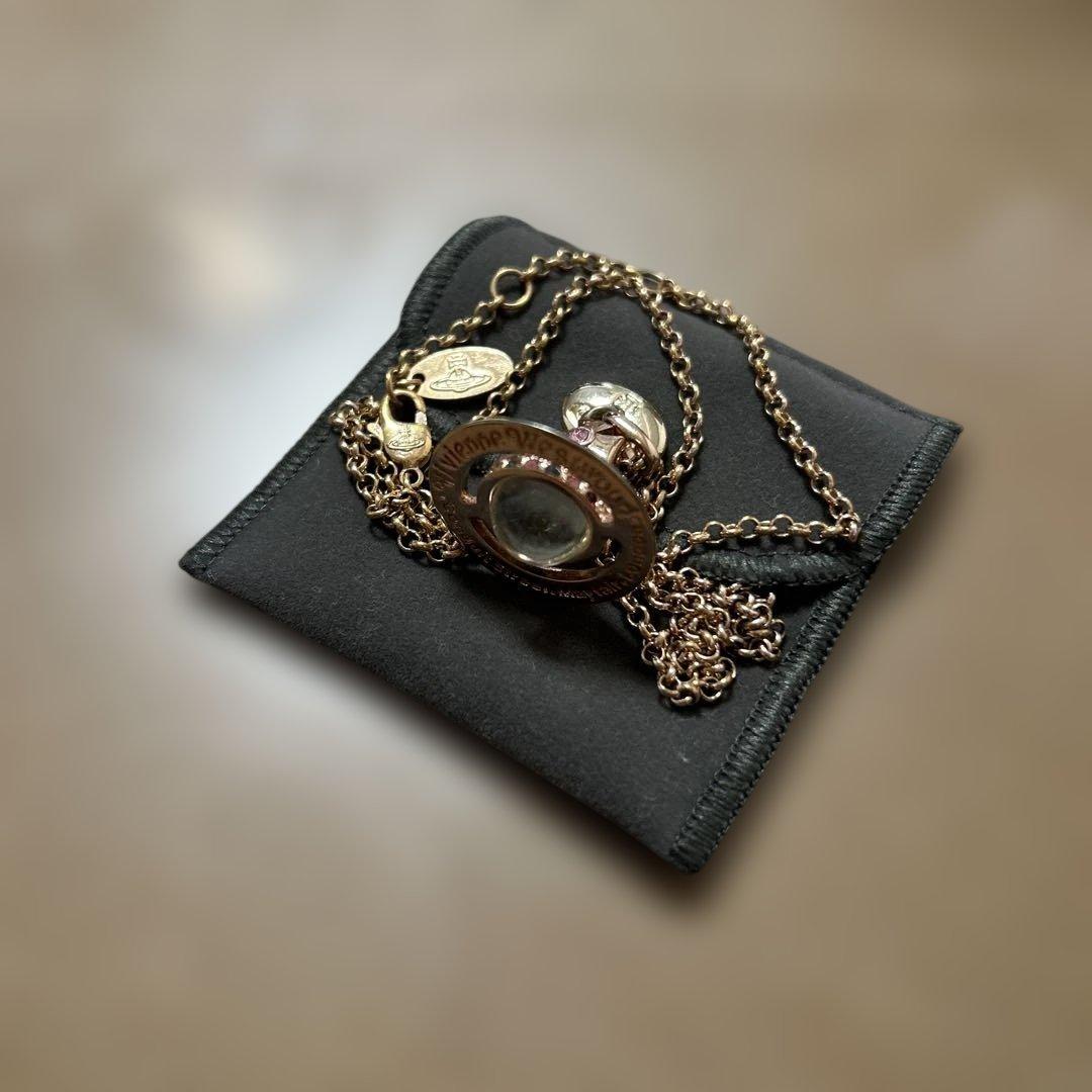 Vivienne Westwood オーブ ネックレス ピンクゴールド